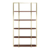 Gold Frame Walnut Shelf