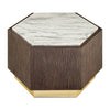 Villi Marble Oak Side Table
