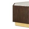 Villi Marble Oak Side Table