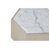 Villi Marble Oak Side Table