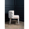 Luxe Beige Velvet Accent Chair