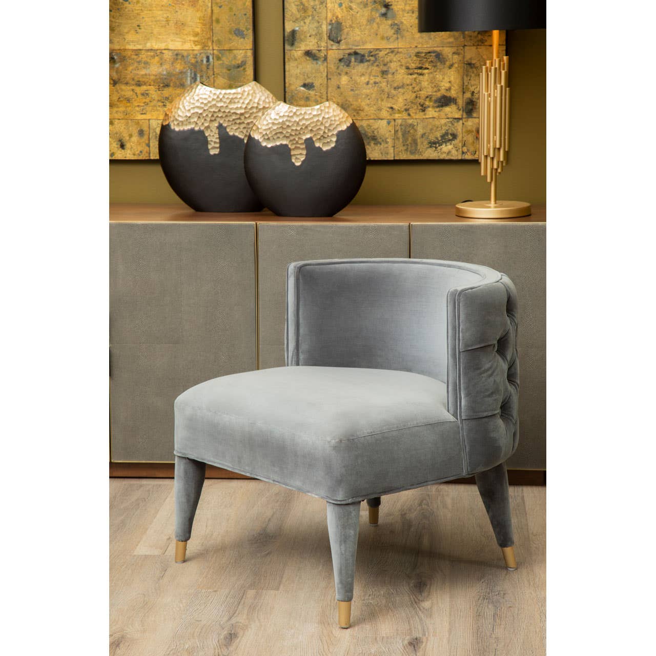 Luxe Velvet Accent Chair