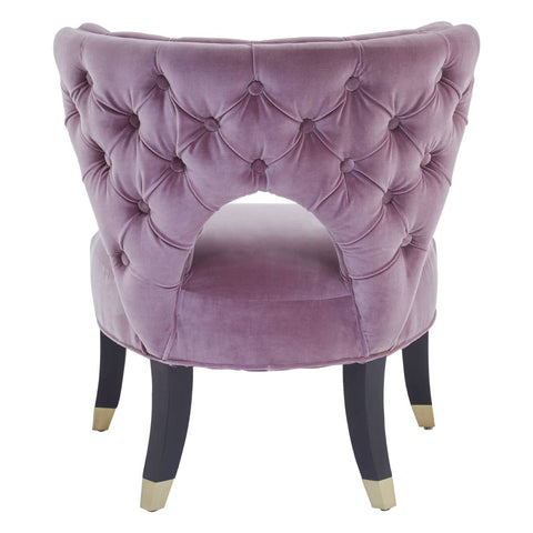 Luxe Lilac Accent Chair