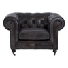 Luxe Grey Accent Chair