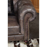 Luxe Grey Accent Chair