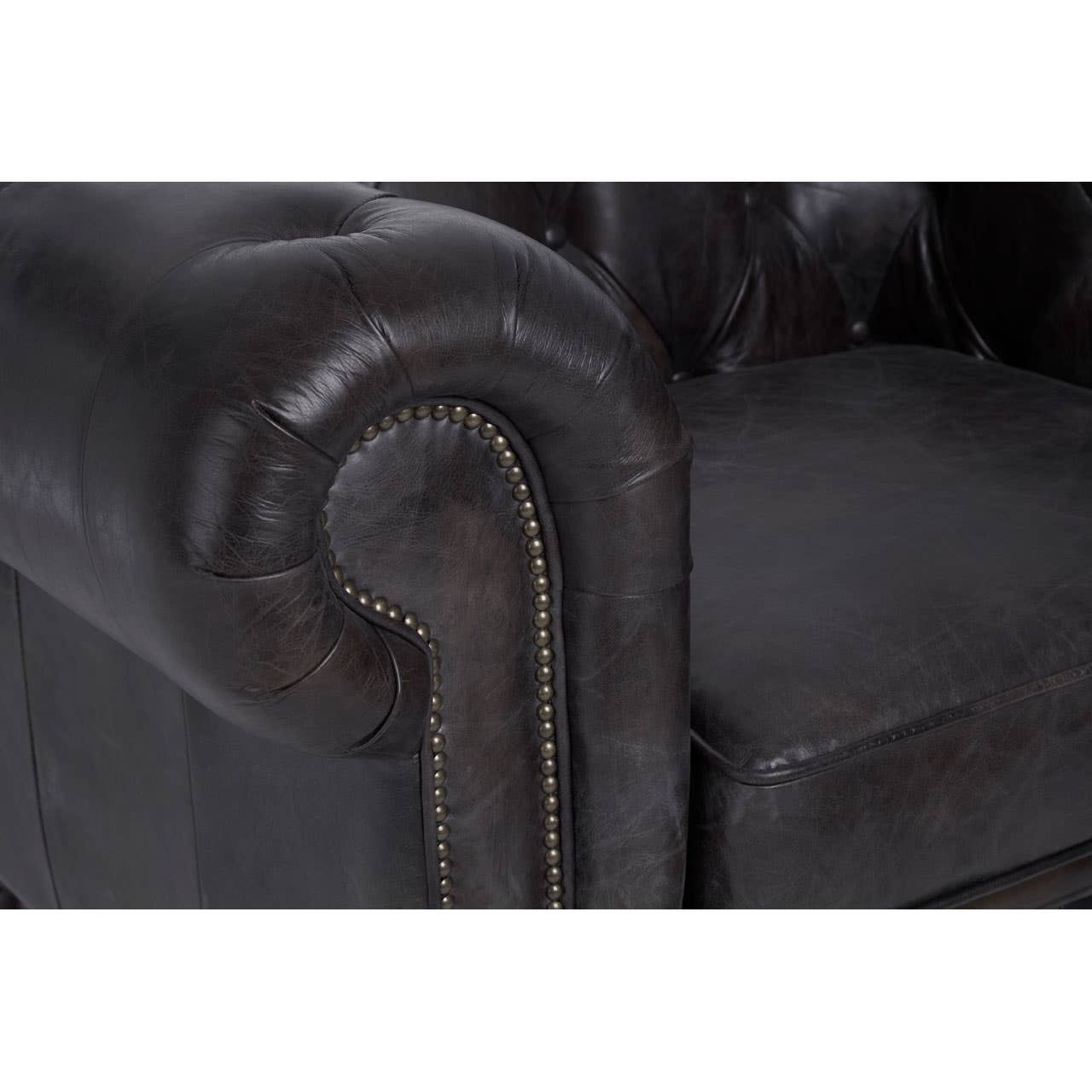 Luxe Grey Accent Chair