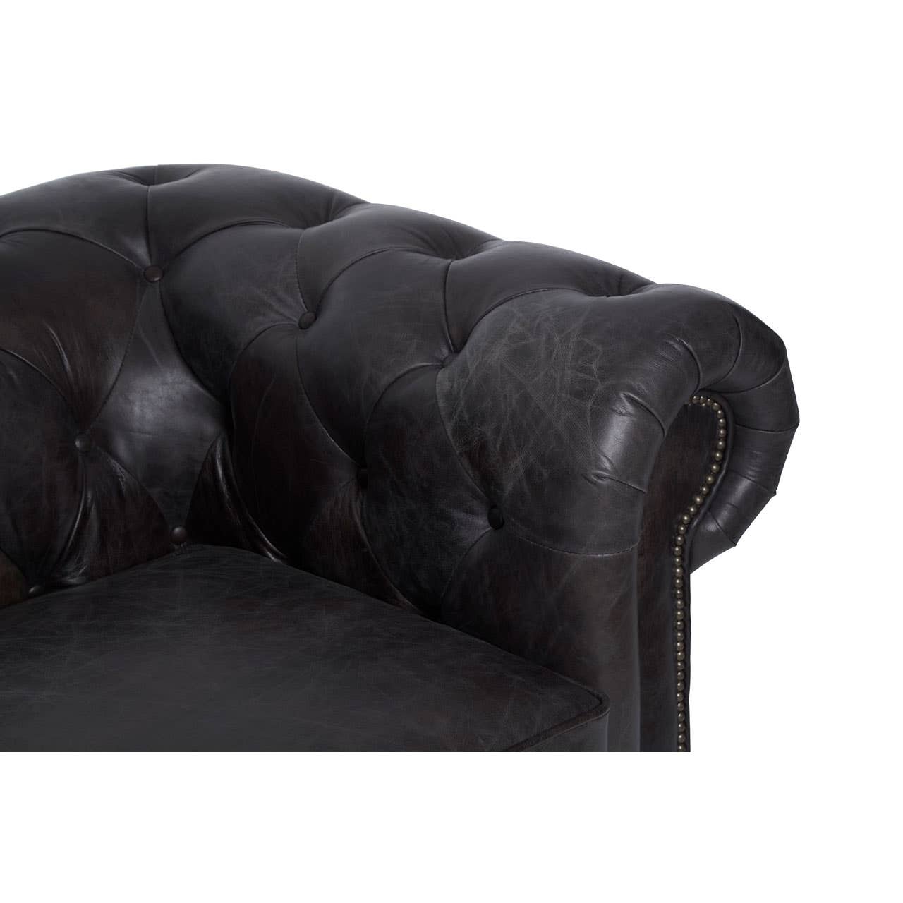 Luxe Grey Accent Chair