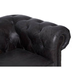 Luxe Grey Accent Chair