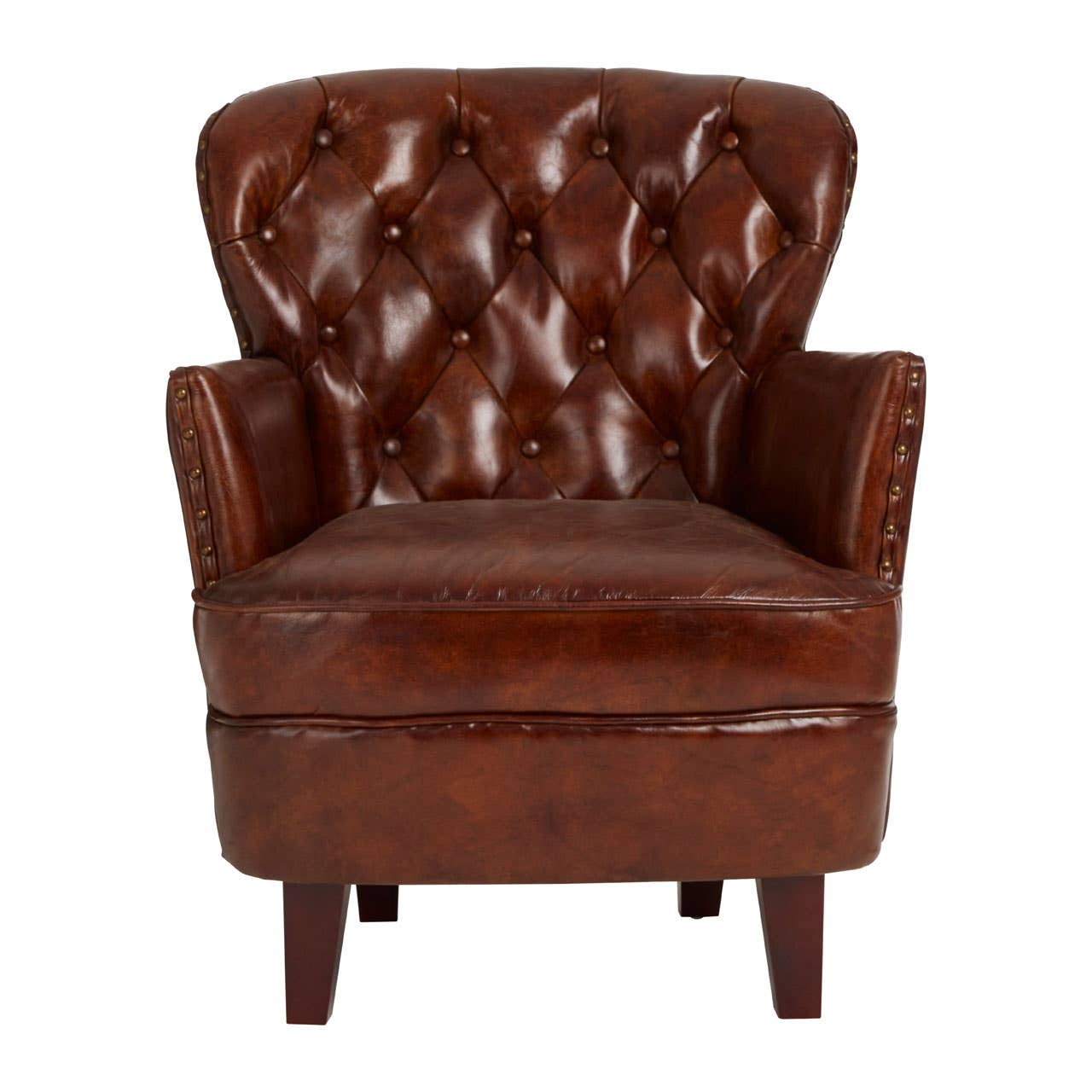 Quilted Leather Armchair