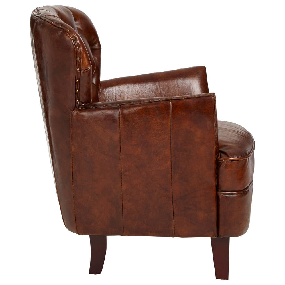 Quilted Leather Armchair