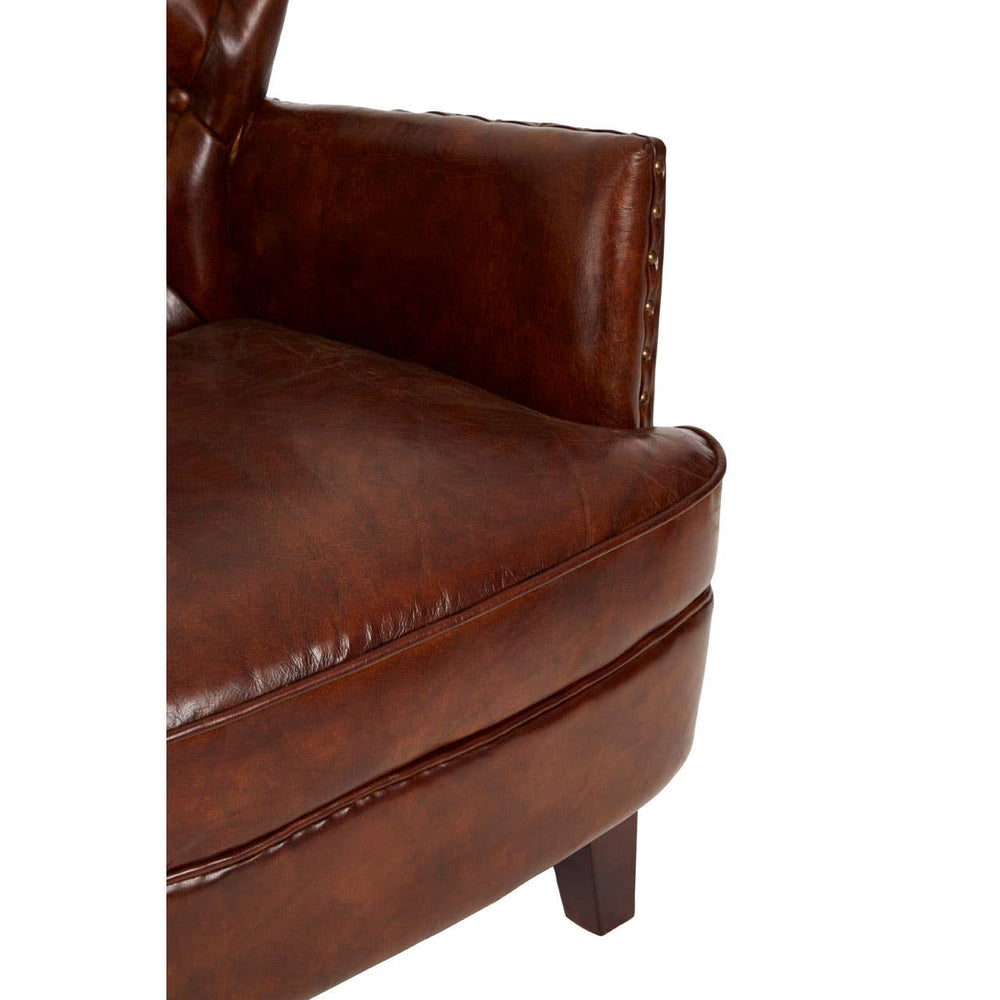Quilted Leather Armchair