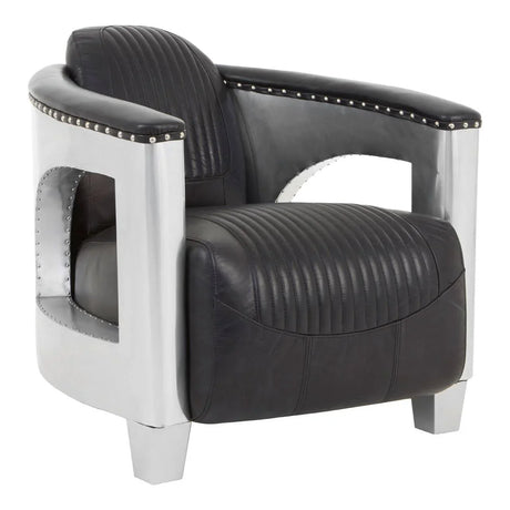 Retro Leather Armchair