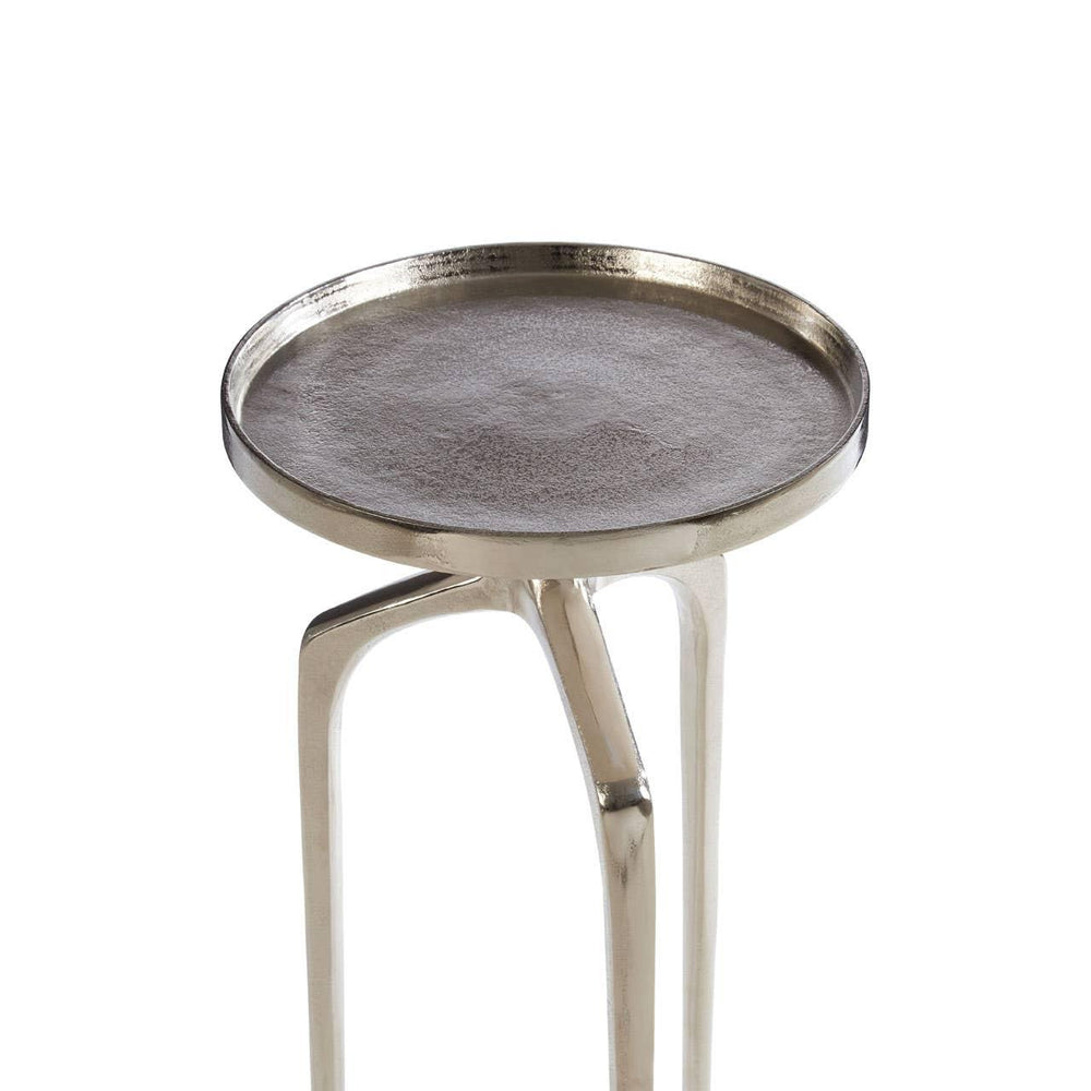 Retro Nickel Side Table
