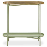 Luxe Green & Gold Console