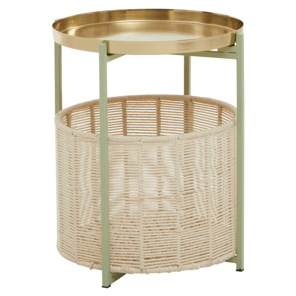 Luxe Green Gold Tier Table