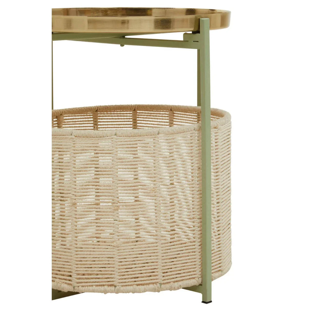 Luxe Green Gold Tier Table
