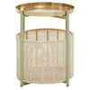 Luxe Green Gold Tier Table