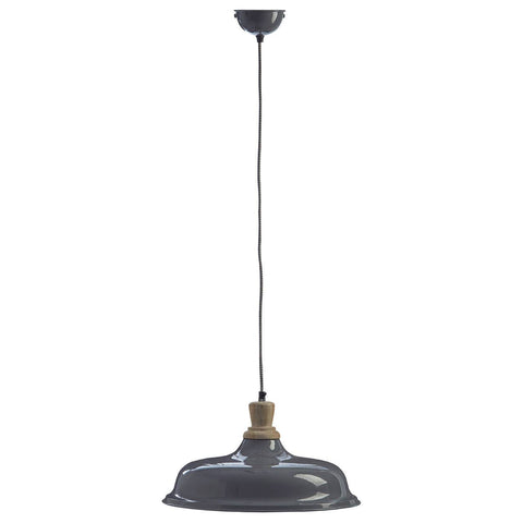 Sleek Grey Pendant Light