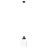 Modern Grey Glass Pendant Light