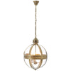 Ornate Brass Pendant Light