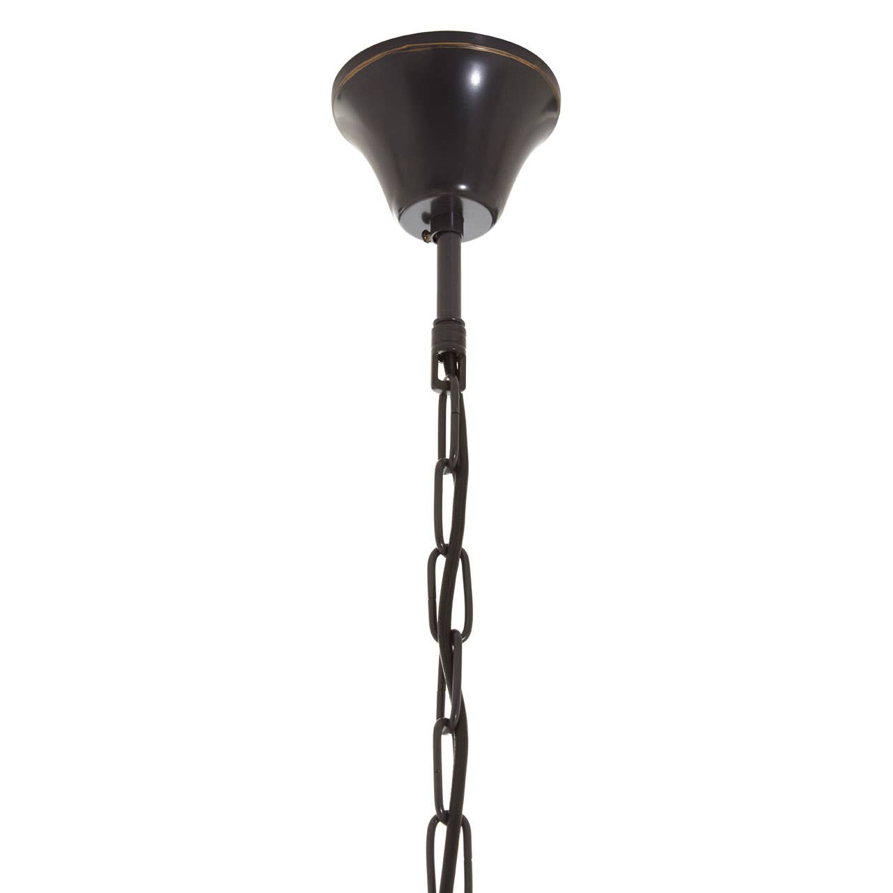 Gilded Iron Pendant Light