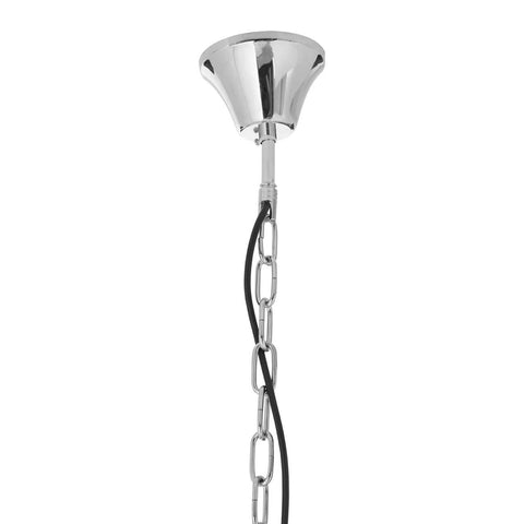 Modern Nickel Pendant Light