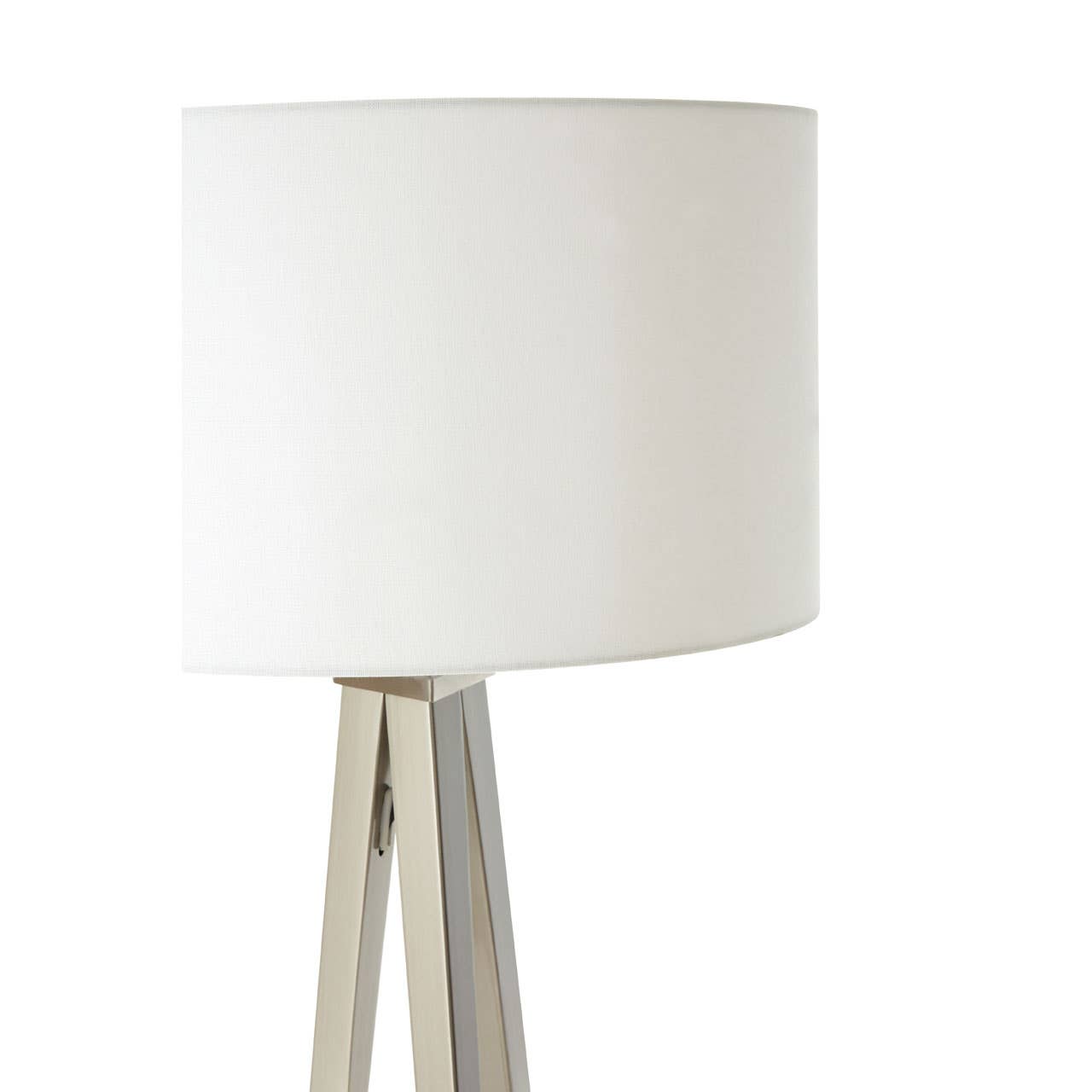 Chrome Tripod Floor Lamp
