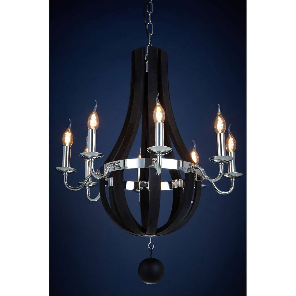 Modern Orb Glass Chandelier