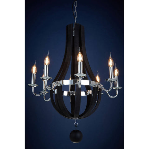 Modern Orb Glass Chandelier