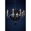 Monochrome Orb Chandelier