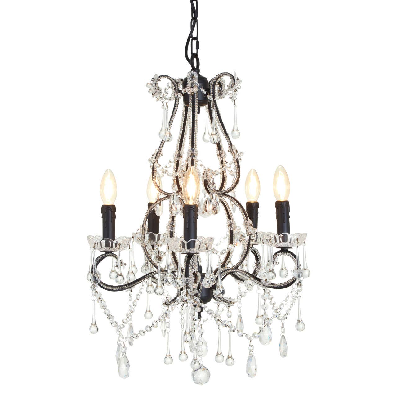 Crystal Glow Chandelier
