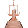 Copper Flare Pendant Light