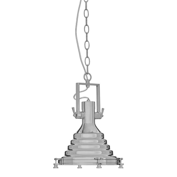 Chrome Flare Pendant Light