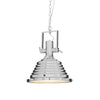 Chrome Layered Pendant Light