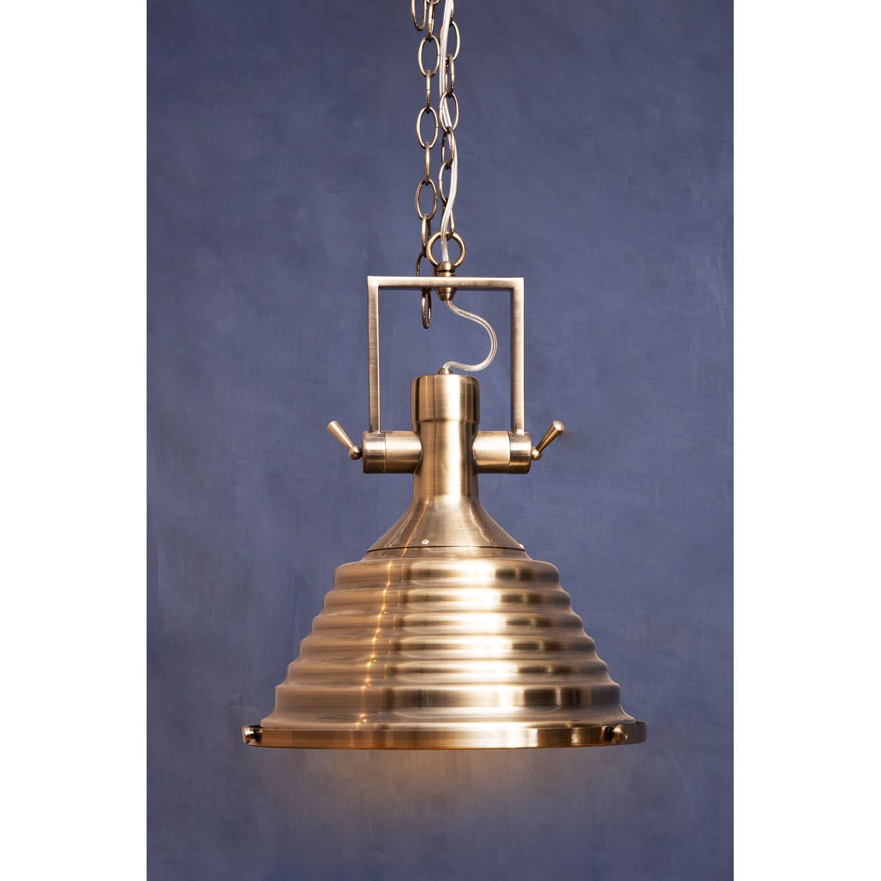 Chrome Layered Pendant Light