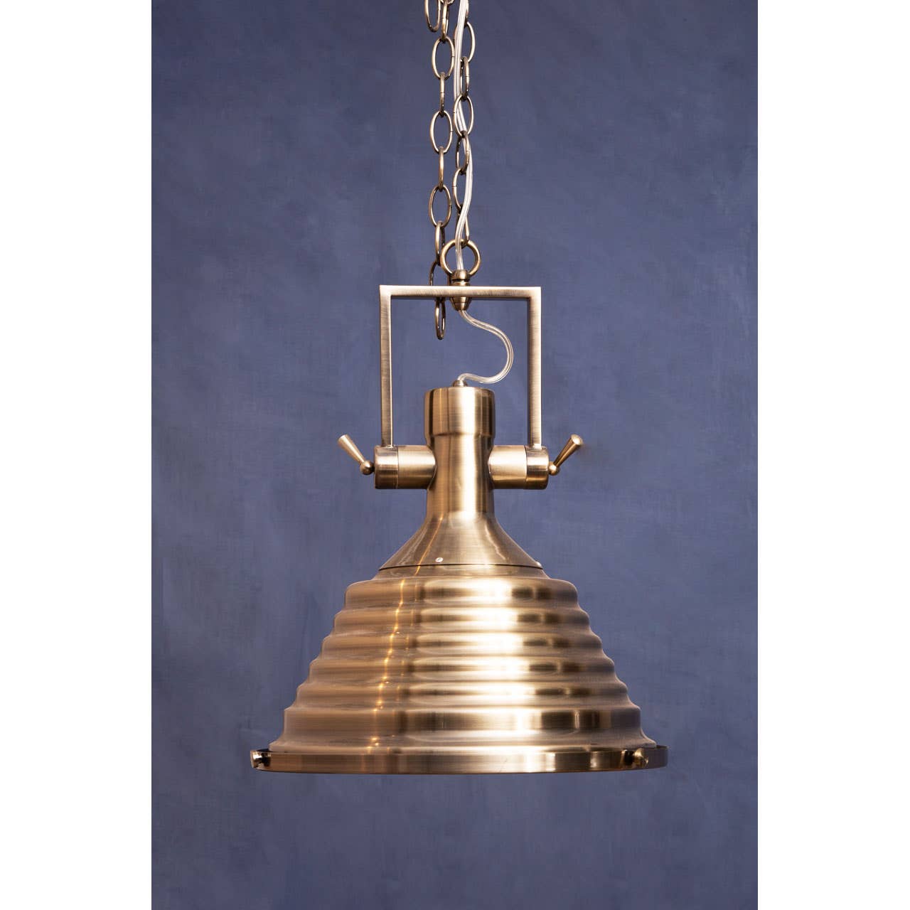 Chrome Layered Pendant Light