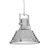 Modern Nickel Pendant Light