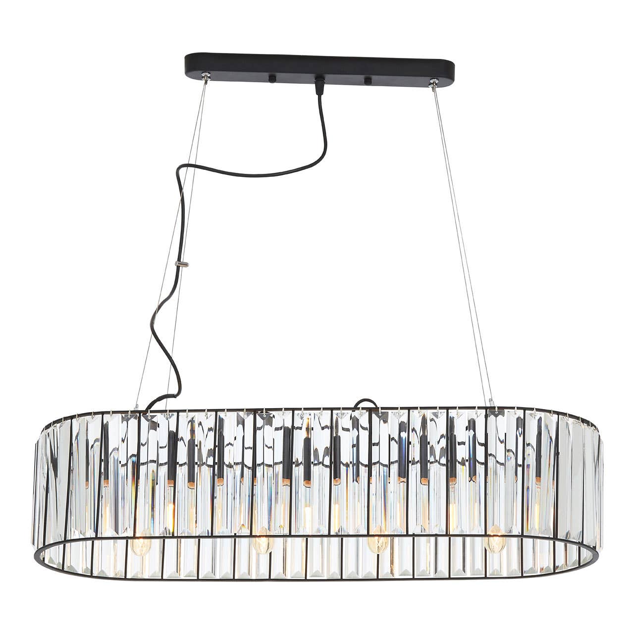 Crystal Prism Pendant Light