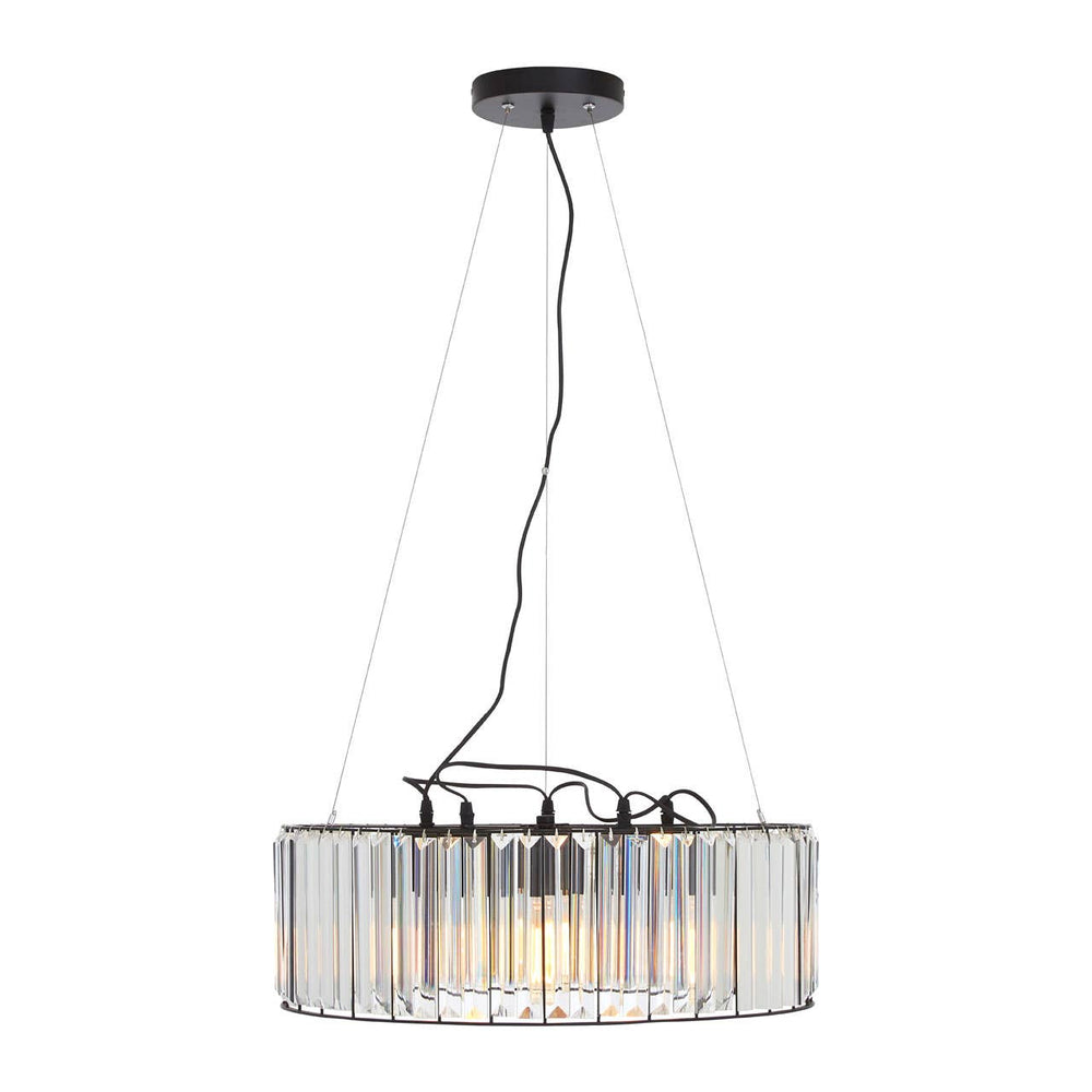 Luxe Glass Rod Ceiling Light