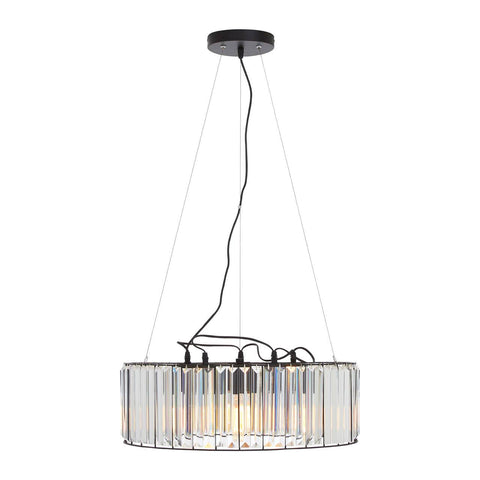 Luxe Glass Rod Ceiling Light