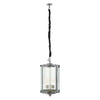 Glowing Ribbed Pendant Light