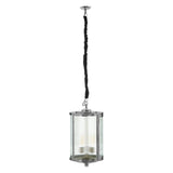 Glowing Ribbed Pendant Light