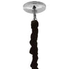 Glowing Ribbed Pendant Light
