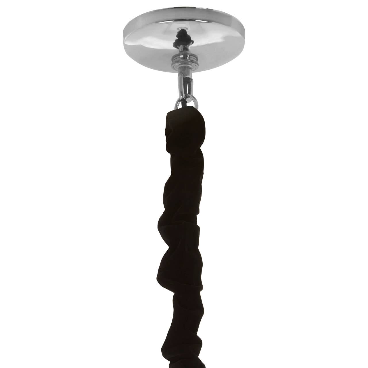 Glowing Ribbed Pendant Light