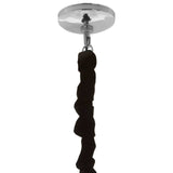 Glowing Ribbed Pendant Light