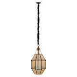Geometric Brass Pendant Light