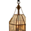 Geometric Brass Pendant Light