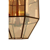 Geometric Brass Pendant Light