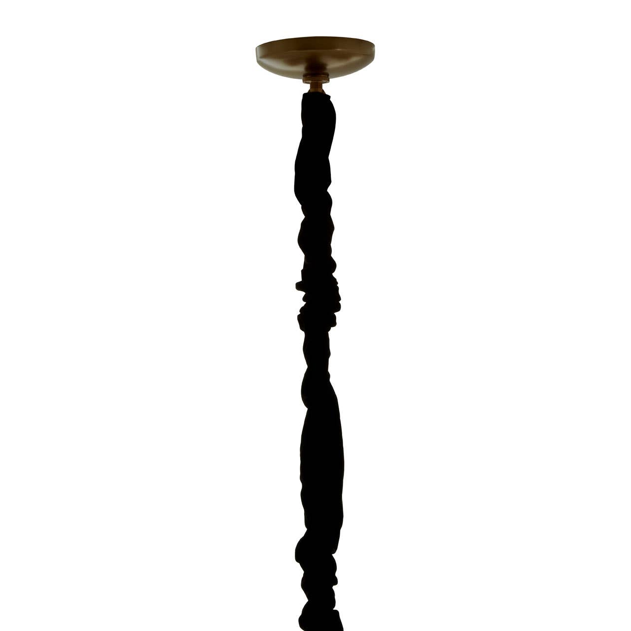 Geometric Brass Pendant Light
