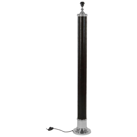 Luxe Leather Floor Lamp